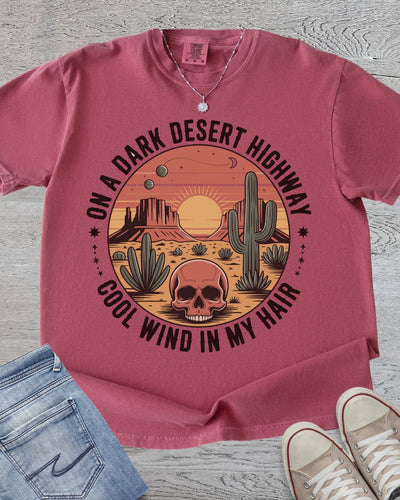 On a Dark Highway Premium Tee