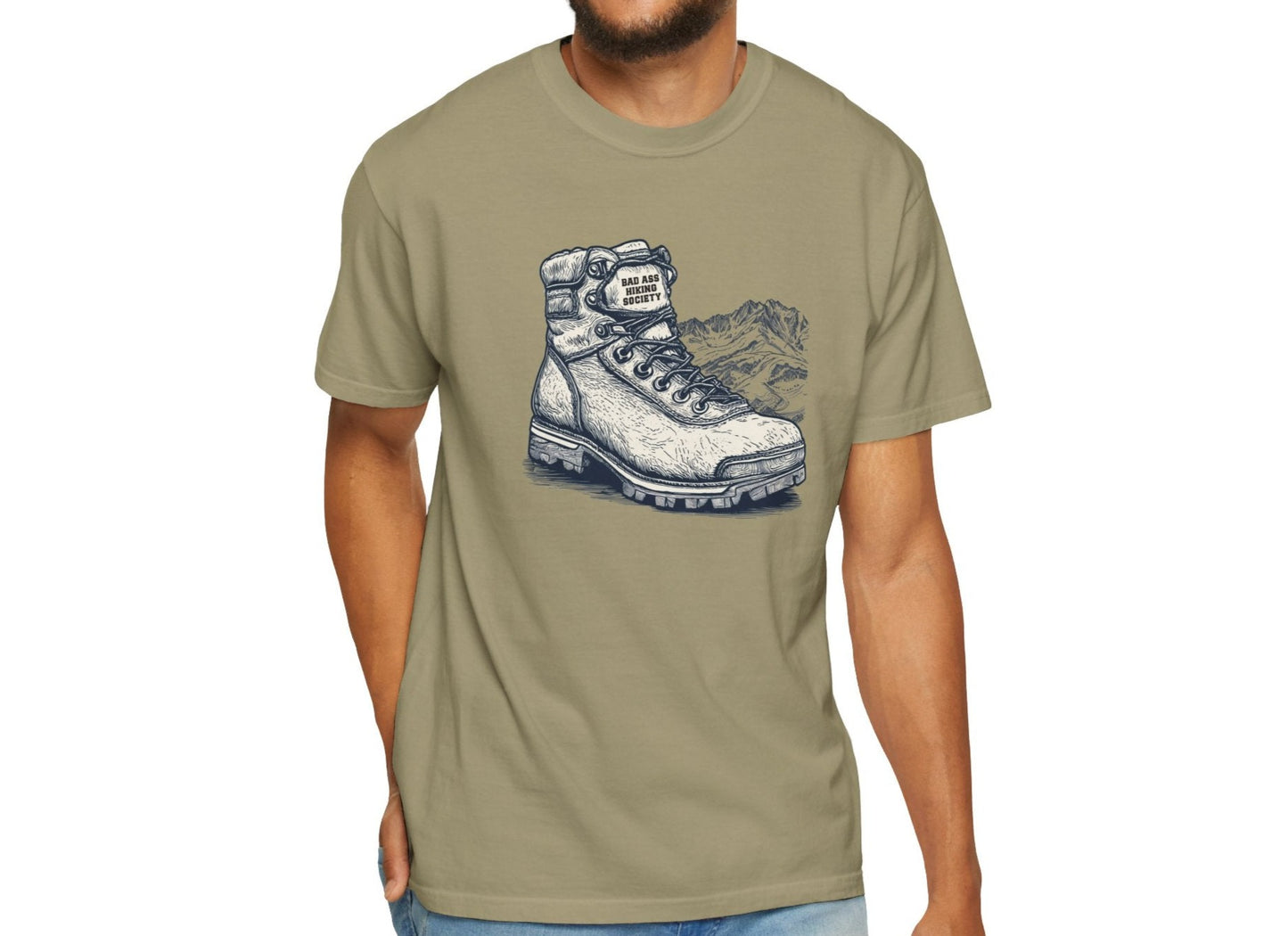 Bad Ass Hiking Society Premium Graphic Tee