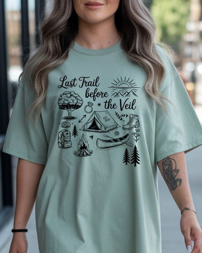 Hiking & Camping Bachelorette Premium Tee