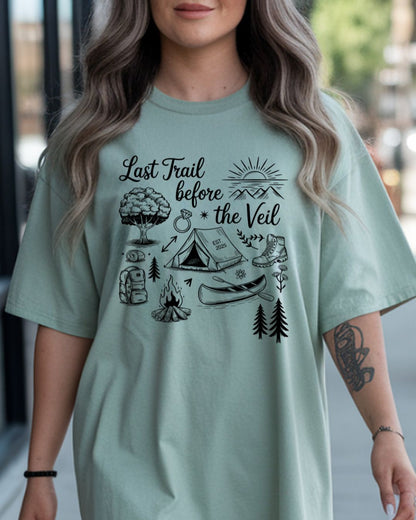 Hiking & Camping Bachelorette Premium Tee