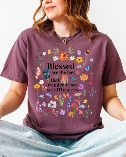Wander Among Wildflowers Premium Tee