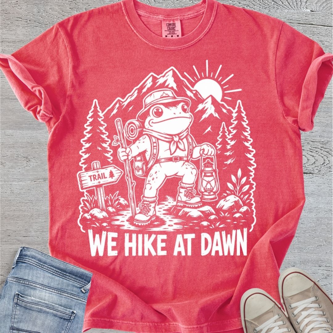 We Hike at Dawn Premium Tee