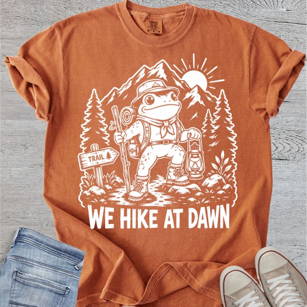 We Hike at Dawn Premium Tee