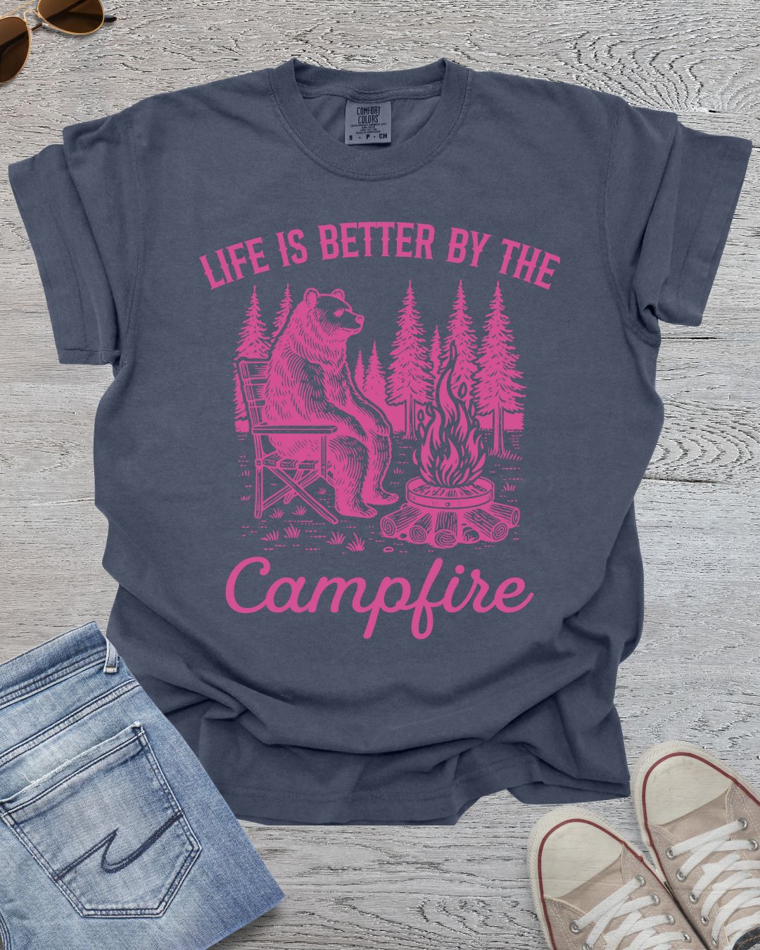 Better by the Campfire Premium Tee